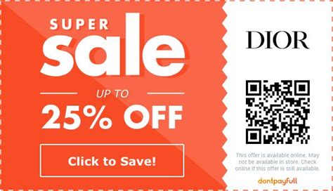 dior coupon code 2021